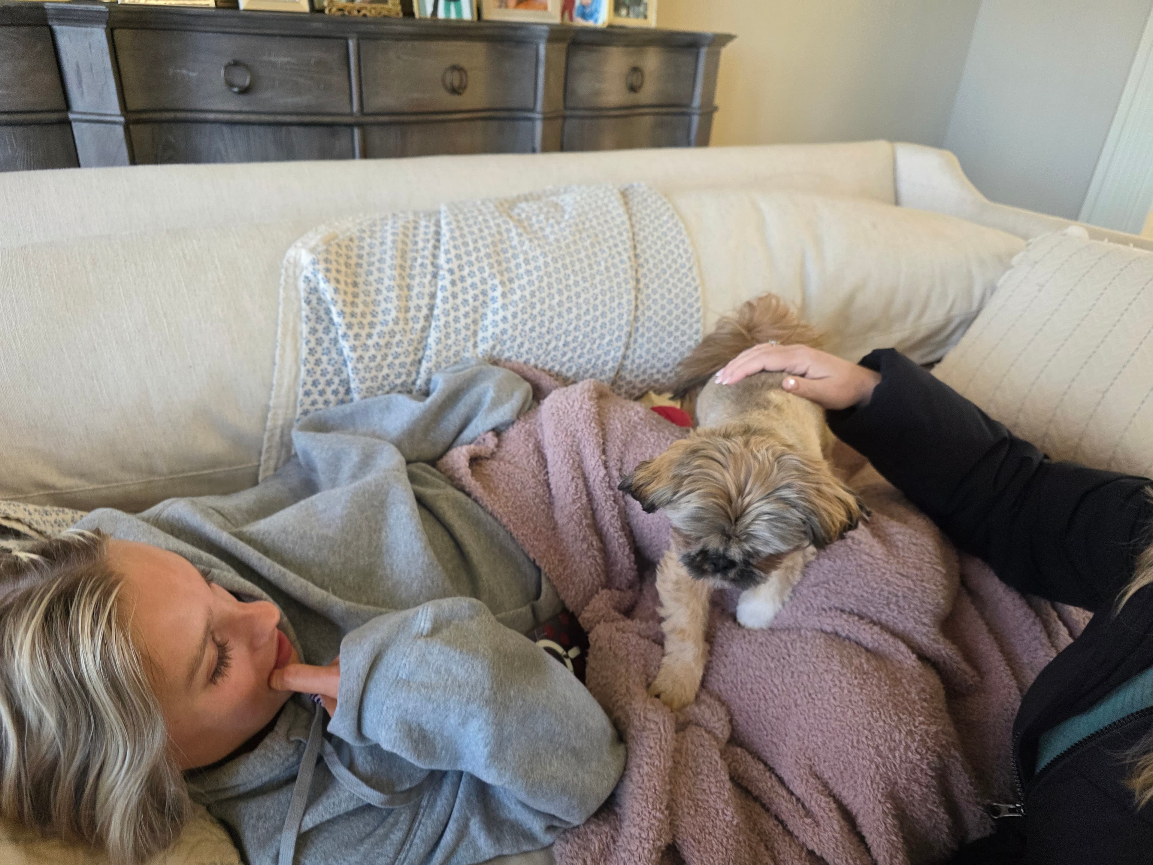 Cozy couch time