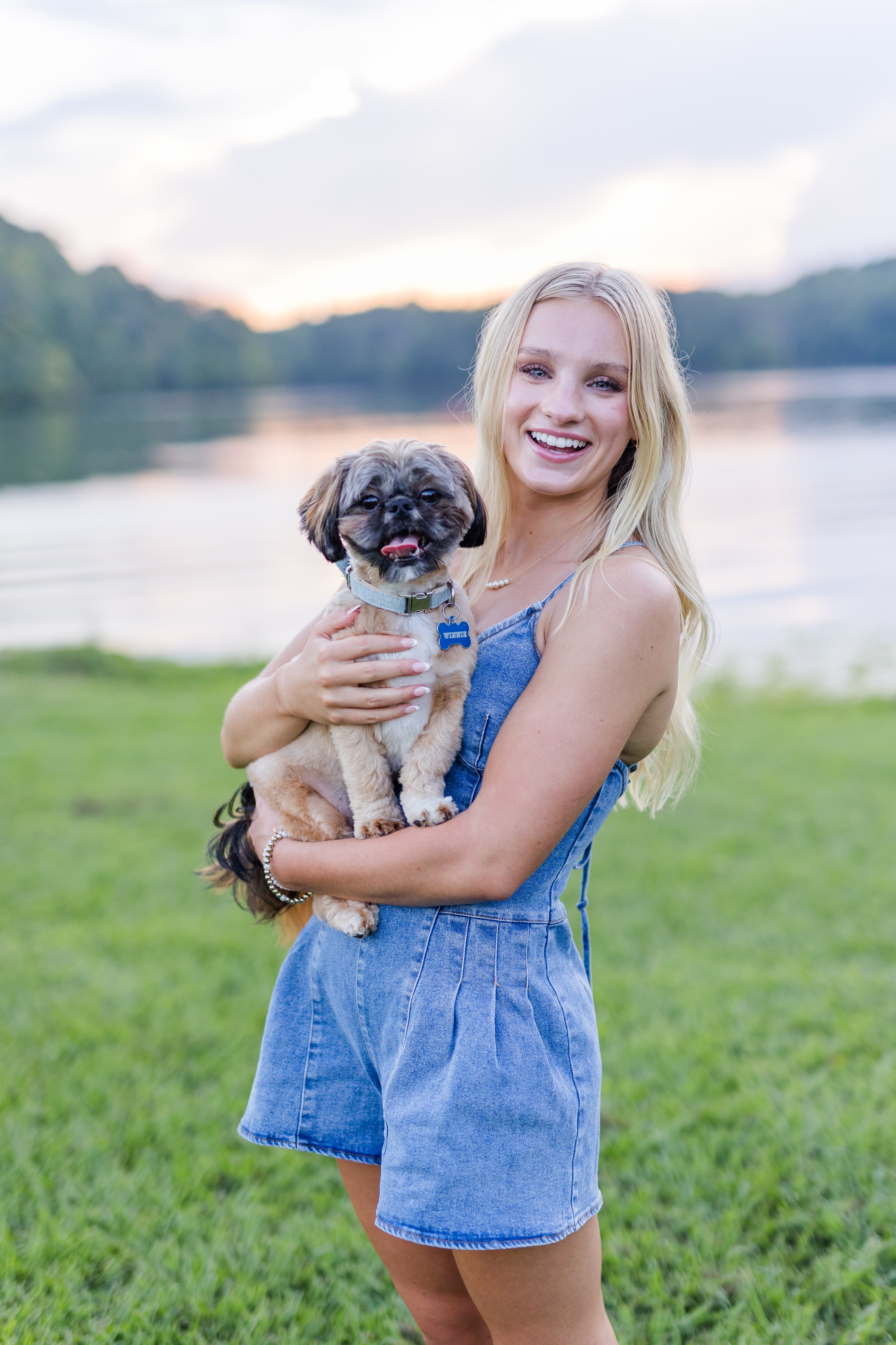 Lake day with Winnie
