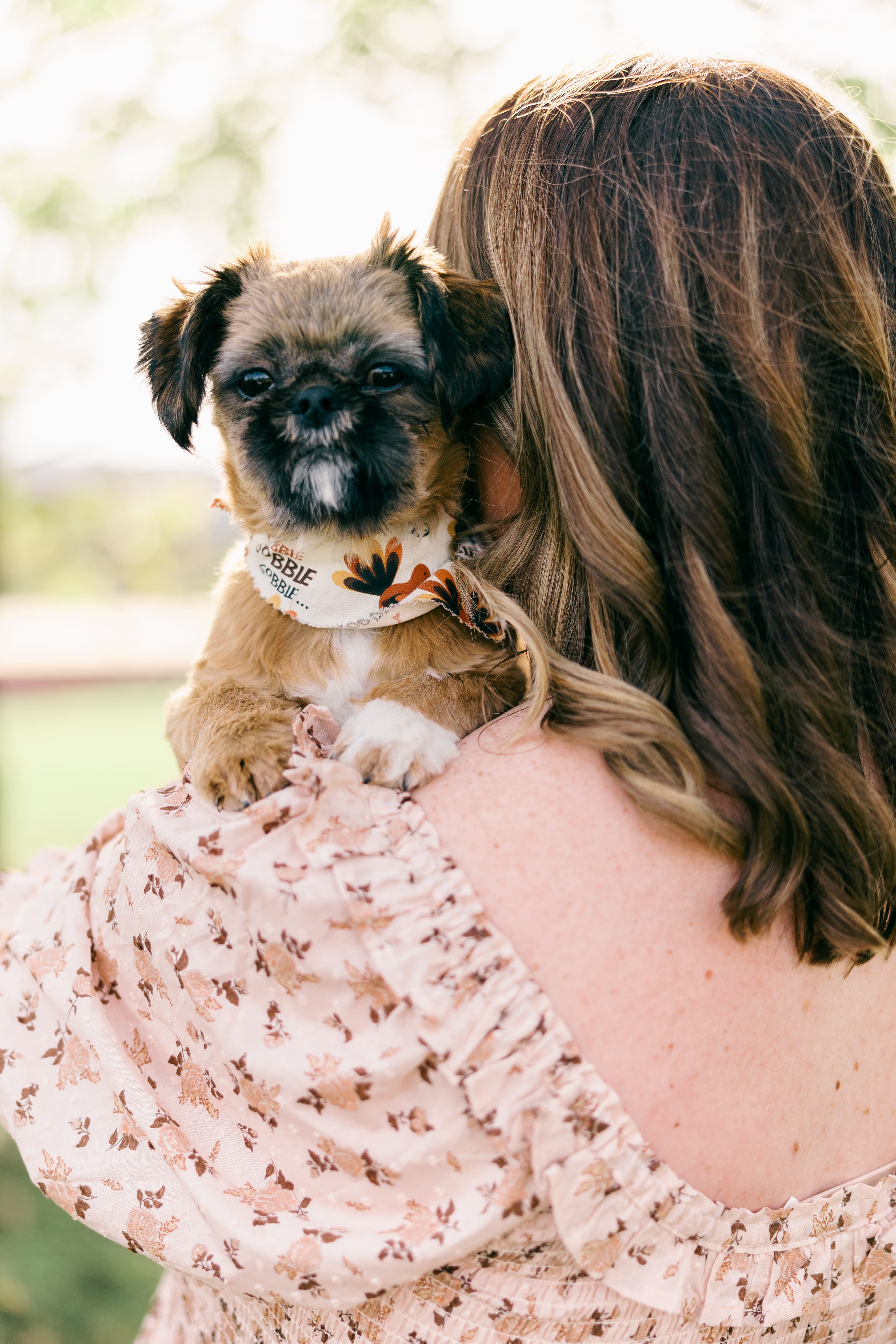 Mom holding Winnie